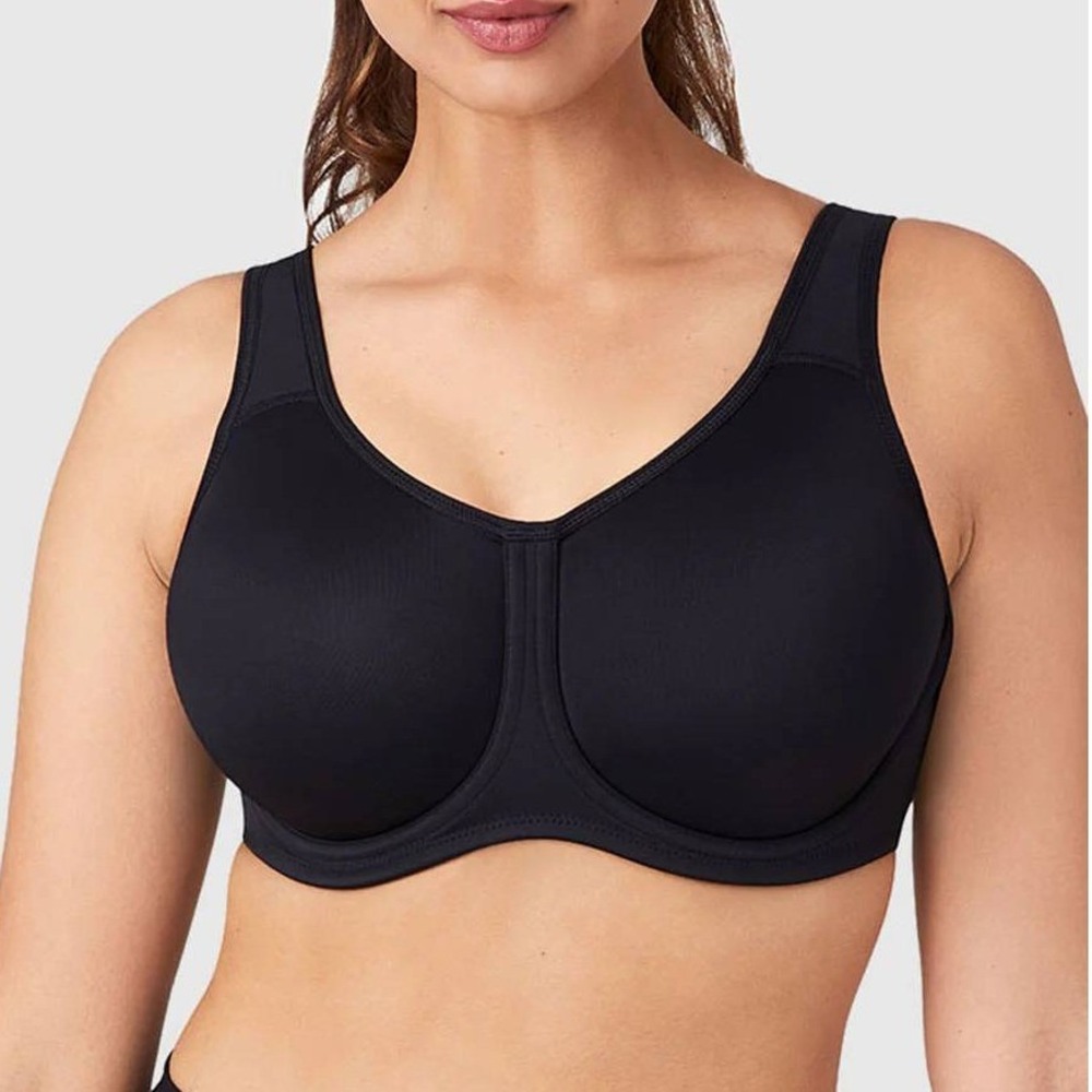 Wacoal Bra Simone Sport Underwire Black 36DD 36E Style 855170